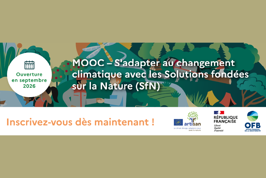 [Formation] Inscrivez-vous au MOOC “S’adapter au changement climatique avec les Solutions fondées sur la Nature”