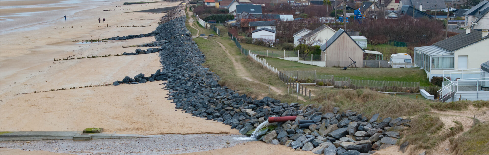 Artificialisation du littoral en Normandie