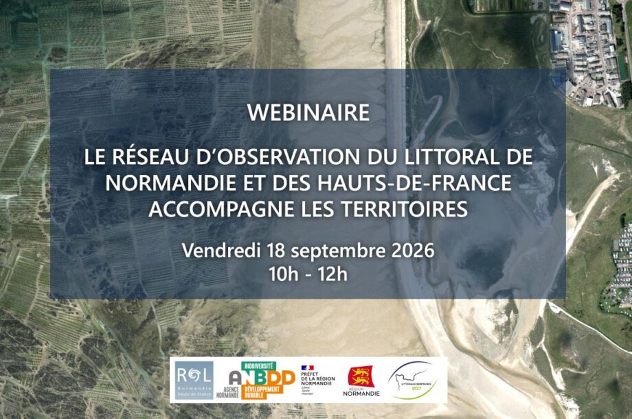 [Webinaire] Le Réseau d’Observation du Littoral Normandie Hauts-de-France accompagne les territoires