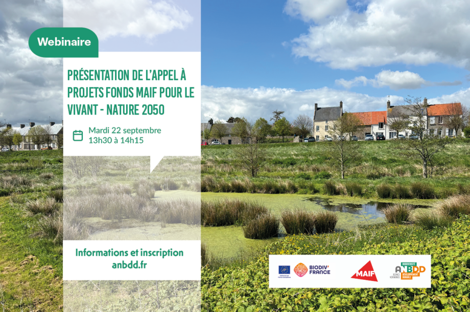 [Webinaire] Présentation de l’appel à projets Fonds MAIF pour le vivant – Nature 2050