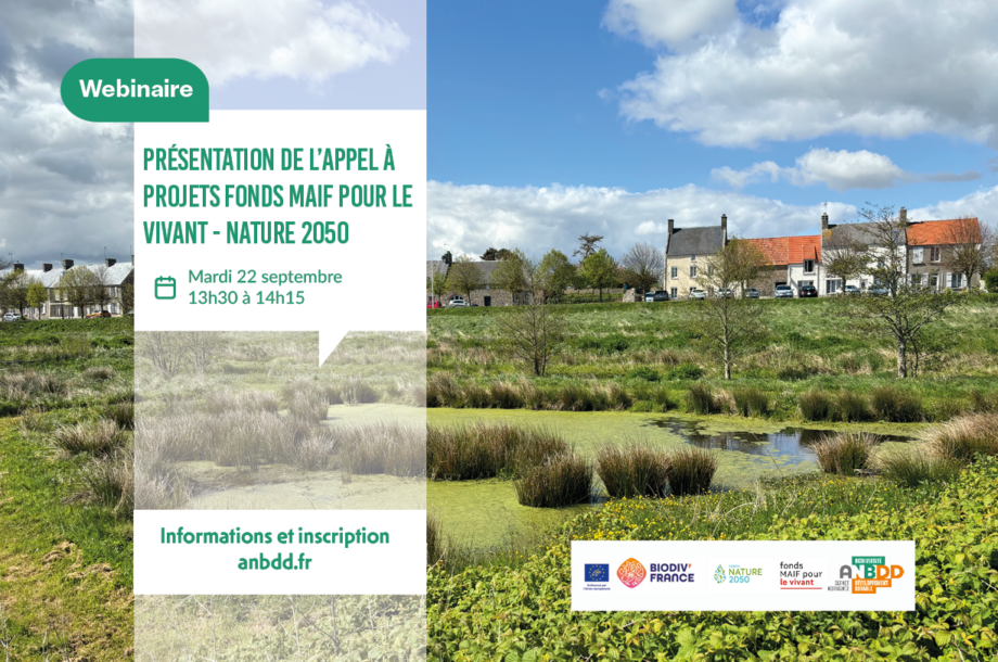 [Webinaire] Présentation de l’appel à projets Fonds MAIF pour le vivant – Nature 2050