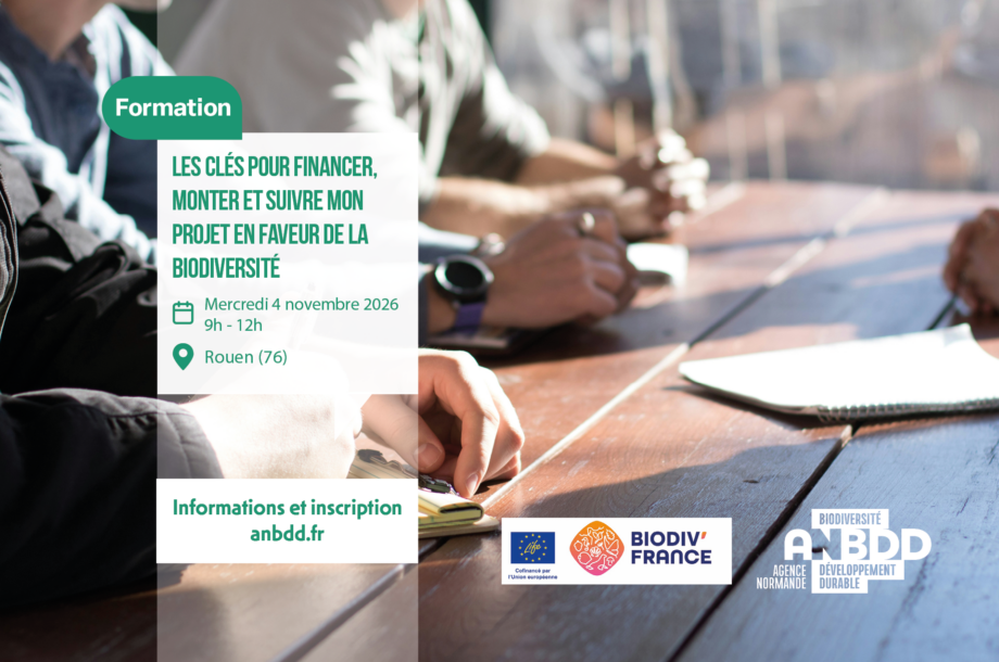 [Formation] Les clés pour financer, monter et suivre mon projet en faveur de la biodiversité – Rouen