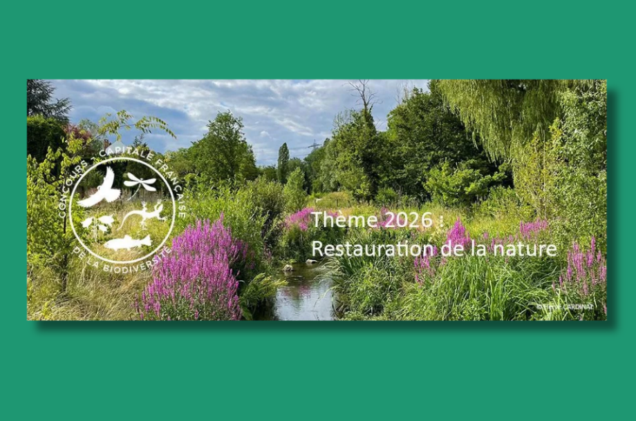 Concours Capitale française de la Biodiversité : Palmarès 2026  & Ouverture des candidatures 2027